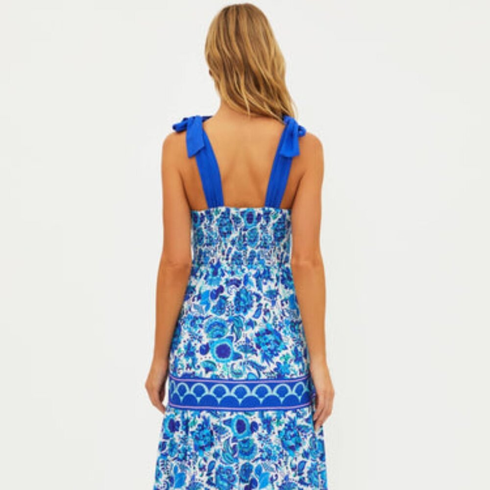 THIS WEEK ONLY 🌴 BEACH RIOT Charlotte Dress Royal Riviera - Size Medium